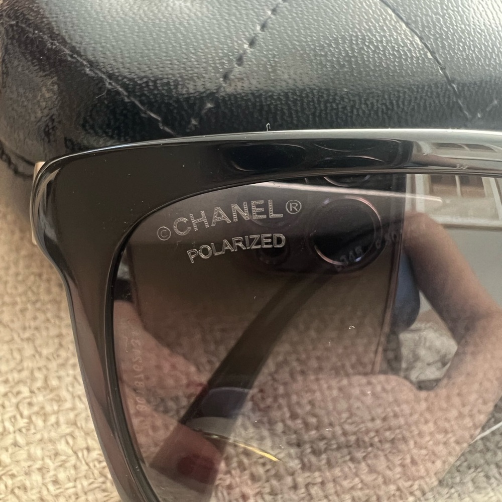 Authentic Chanel Black Sunglasses - Picture 5 of 5
